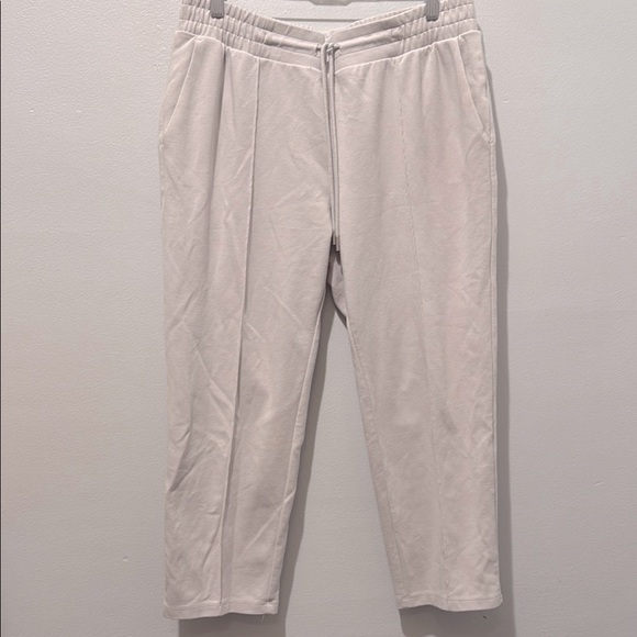 A New Day Large Light Gray Pants with Elastic Waistband and Relaxed Fit - Picture 1 of 7